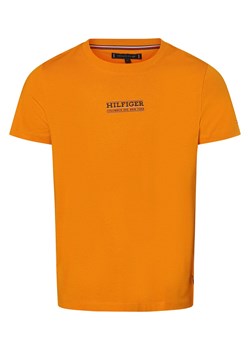 Tommy Hilfiger Koszulka męska Mężczyźni Bawełna pomarańczowy jednolity ze sklepu vangraaf w kategorii T-shirty męskie - zdjęcie 168928312