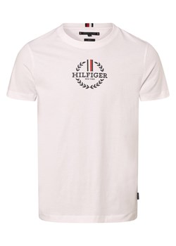 Tommy Hilfiger Koszulka męska Mężczyźni Bawełna biały nadruk ze sklepu vangraaf w kategorii T-shirty męskie - zdjęcie 168928313