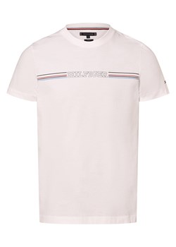 Tommy Hilfiger Koszulka męska Mężczyźni Bawełna biały nadruk ze sklepu vangraaf w kategorii T-shirty męskie - zdjęcie 168928314