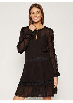 TWINSET Sukienka letnia 192TP2573 Czarny Regular Fit ze sklepu MODIVO w kategorii Sukienki - zdjęcie 168928883
