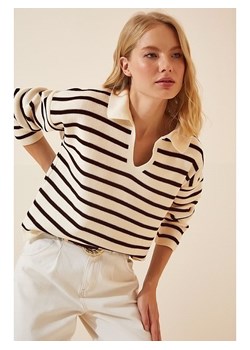 Happiness Istanbul Sweter w kolorze kremowym ze sklepu Limango Polska w kategorii Swetry damskie - zdjęcie 168931720