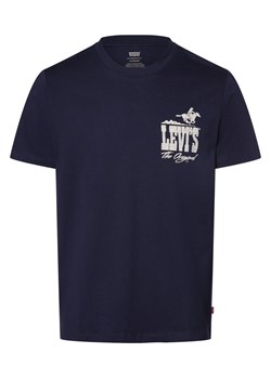 Levi's T-shirt męski Mężczyźni Dżersej granatowy nadruk ze sklepu vangraaf w kategorii T-shirty męskie - zdjęcie 168932840