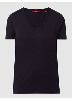 T-shirt z dekoltem w serek ze sklepu Peek&Cloppenburg  w kategorii Bluzki damskie - zdjęcie 168933630