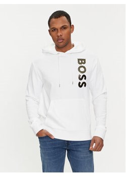 Boss Bluza 50481746 Biały Regular Fit ze sklepu MODIVO w kategorii Bluzy męskie - zdjęcie 168934833