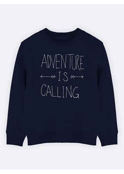 WOOOP Bluza &quot;Adventure is calling&quot; w kolorze granatowym ze sklepu Limango Polska w kategorii Bluzy chłopięce - zdjęcie 168937773