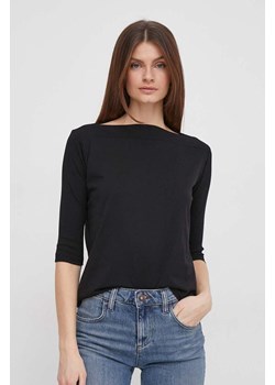 Sisley t-shirt damski kolor czarny ze sklepu ANSWEAR.com w kategorii Bluzki damskie - zdjęcie 168941301