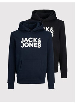 Jack&Jones Junior Komplet 2 bluz Corp 12210980 Granatowy Regular Fit ze sklepu MODIVO w kategorii Bluzy chłopięce - zdjęcie 168959681