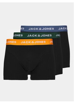 Jack&Jones Komplet 3 par bokserek 12250203 Czarny ze sklepu MODIVO w kategorii Majtki męskie - zdjęcie 168960323