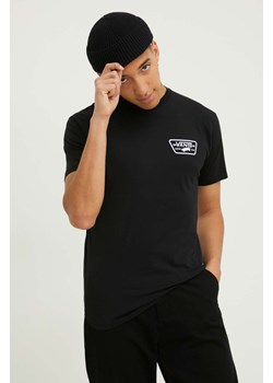Vans t-shirt bawełniany męski kolor czarny z nadrukiem ze sklepu ANSWEAR.com w kategorii T-shirty męskie - zdjęcie 168961941