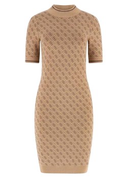 sukienka damska guess w3yk39 z37k0 f1fp brązowy ze sklepu Royal Shop w kategorii Sukienki - zdjęcie 168962514