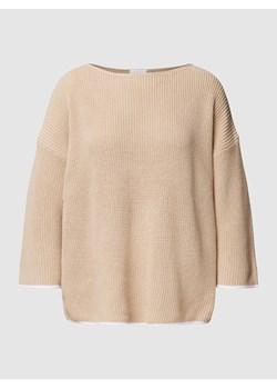 Sweter z dzianiny z paskami w kontrastowym kolorze ze sklepu Peek&Cloppenburg  w kategorii Swetry damskie - zdjęcie 168963033
