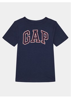 Gap T-Shirt 473269-03 Granatowy Regular Fit ze sklepu MODIVO w kategorii T-shirty chłopięce - zdjęcie 168971531