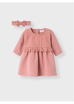 NAME IT Sukienka codzienna Babett 13230691 Różowy Regular Fit ze sklepu MODIVO w kategorii Sukienki niemowlęce - zdjęcie 168971604