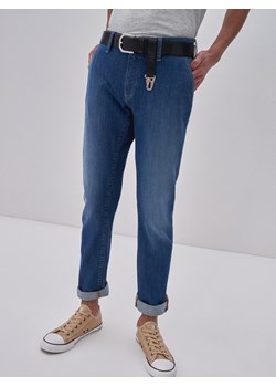 Spodnie chinosy męskie jeansowe niebieskie Logan 482 ze sklepu Big Star w kategorii Jeansy męskie - zdjęcie 168974803