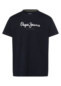 Pepe Jeans Koszulka męska - Eggo N Mężczyźni Bawełna granatowy nadruk ze sklepu vangraaf w kategorii T-shirty męskie - zdjęcie 168975111