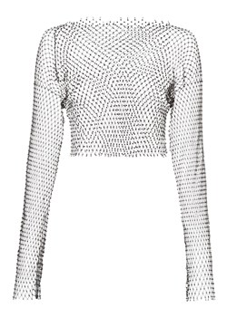 Noisy May Damska koszulka z długim rękawem - NMXenia Kobiety Sztuczne włókno czarny jednolity ze sklepu vangraaf w kategorii Bluzki damskie - zdjęcie 168975223