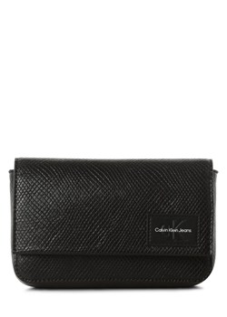 Calvin Klein Jeans Damska torba na ramię Kobiety Sztuczna skóra czarny wypukły wzór tkaniny ze sklepu vangraaf w kategorii Listonoszki - zdjęcie 168975264