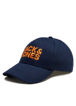 Czapka z daszkiem Jack&Jones Gall 12254296 Dark Blue 4457645 ze sklepu eobuwie.pl w kategorii Czapki z daszkiem męskie - zdjęcie 168975670