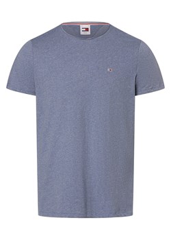Tommy Jeans T-shirt męski Mężczyźni Bawełna niebieski marmurkowy ze sklepu vangraaf w kategorii T-shirty męskie - zdjęcie 168977242