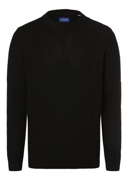 Jack & Jones Sweter - JORBrody Mężczyźni Bawełna czarny jednolity ze sklepu vangraaf w kategorii Swetry męskie - zdjęcie 168977244