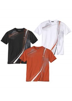 Zestaw 3 koszulek Sport ze sklepu Atlas For Men w kategorii T-shirty męskie - zdjęcie 168977783