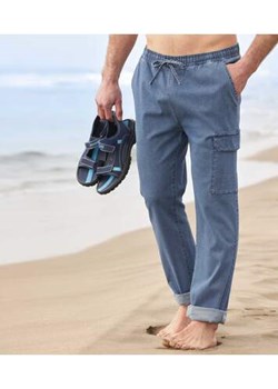 Luźne jeansy bojówki ze sklepu Atlas For Men w kategorii Jeansy męskie - zdjęcie 168977851