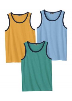 Zestaw 3 koszulek bez rękawów Summer ze sklepu Atlas For Men w kategorii T-shirty męskie - zdjęcie 168977870