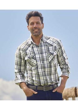 Popelinowa koszula w kratę Country ze sklepu Atlas For Men w kategorii Koszule męskie - zdjęcie 168977873