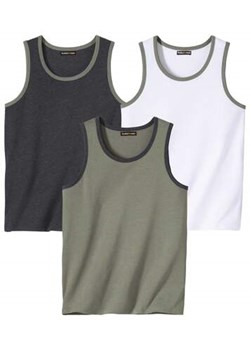 Zestaw 3 koszulek bez rękawów Summer Holidays ze sklepu Atlas For Men w kategorii T-shirty męskie - zdjęcie 168977883
