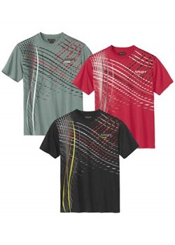 Zestaw 3 koszulek Sport ze sklepu Atlas For Men w kategorii T-shirty męskie - zdjęcie 168977941