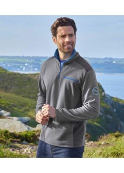 Dwukolorowy sweter z polaru ze sklepu Atlas For Men w kategorii Swetry męskie - zdjęcie 168977964