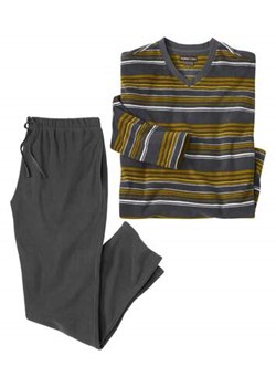 Piżama z mikropolaru w paski ze sklepu Atlas For Men w kategorii Piżamy męskie - zdjęcie 168978054