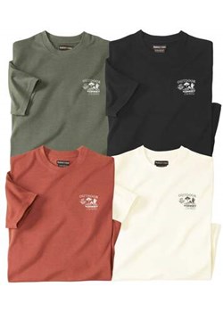Zestaw 4 koszulek Adventure ze sklepu Atlas For Men w kategorii T-shirty męskie - zdjęcie 168978092