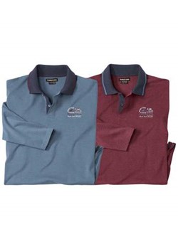 Zestaw 2 polo z dżerseju Montain ze sklepu Atlas For Men w kategorii T-shirty męskie - zdjęcie 168978171