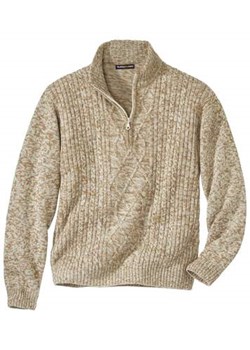 Trykotowy sweter z kołnierzem na zamek Mountain ze sklepu Atlas For Men w kategorii Swetry męskie - zdjęcie 168978292