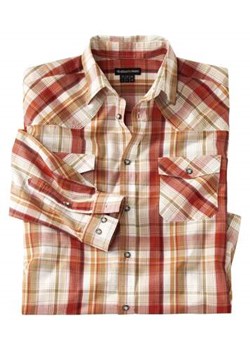 Popelinowa koszula w kratę ze sklepu Atlas For Men w kategorii Koszule męskie - zdjęcie 168978404