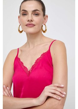 Morgan bluzka damska kolor różowy gładka ze sklepu ANSWEAR.com w kategorii Bluzki damskie - zdjęcie 168981833