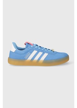 adidas sneakersy zamszowe COURT kolor niebieski ze sklepu ANSWEAR.com w kategorii Buty sportowe damskie - zdjęcie 168982024