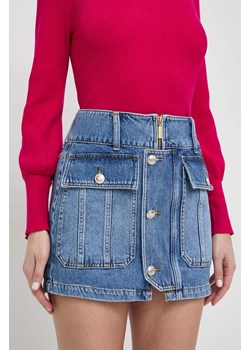 Liu Jo spódnica jeansowa kolor niebieski mini ołówkowa ze sklepu ANSWEAR.com w kategorii Spódnice - zdjęcie 168982400
