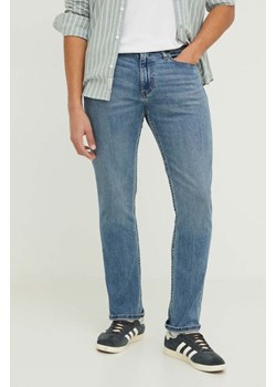 Hollister Co. jeansy męskie kolor niebieski ze sklepu ANSWEAR.com w kategorii Jeansy męskie - zdjęcie 168982460
