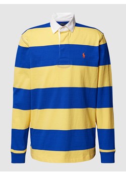 Bluzka o kroju classic fit z długim rękawem i wzorem w paski ze sklepu Peek&Cloppenburg  w kategorii T-shirty męskie - zdjęcie 168983052