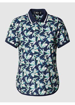 Koszulka polo z kwiatowym wzorem na całej powierzchni ze sklepu Peek&Cloppenburg  w kategorii Bluzki damskie - zdjęcie 168983311