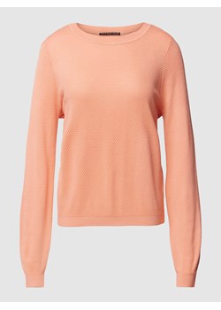 Sweter z dzianiny w jednolitym kolorze ze sklepu Peek&Cloppenburg  w kategorii Swetry damskie - zdjęcie 168983331