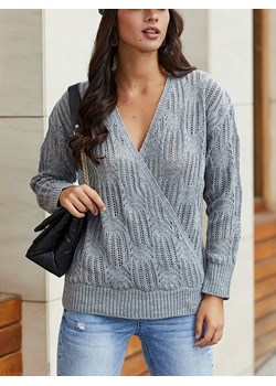 LA Angels Sweter w kolorze jasnoszarym ze sklepu Limango Polska w kategorii Swetry damskie - zdjęcie 168984980