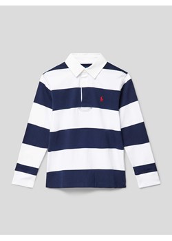 Bluzka z długim rękawem z wzorem w paski ze sklepu Peek&Cloppenburg  w kategorii T-shirty chłopięce - zdjęcie 168988960