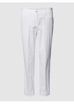 Spodnie materiałowe o kroju regular fit w kant model ‘STYLE.MARA’ ze sklepu Peek&Cloppenburg  w kategorii Spodnie damskie - zdjęcie 168989060