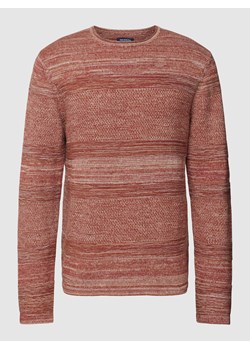 Sweter z dzianiny w paski ze sklepu Peek&Cloppenburg  w kategorii Swetry męskie - zdjęcie 168989204