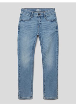 Jeansy o kroju regular fit z kieszeniami z tyłu ze sklepu Peek&Cloppenburg  w kategorii Spodnie chłopięce - zdjęcie 168989460