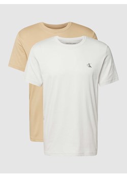 T-shirt o kroju regular fit z nadrukiem z logo w zestawie 2 szt. ze sklepu Peek&Cloppenburg  w kategorii Podkoszulki męskie - zdjęcie 168989634