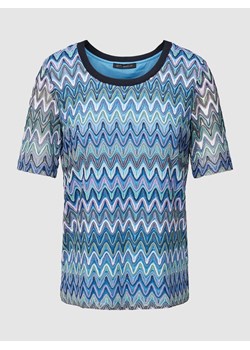 T-shirt ze wzorem w zygzaki ze sklepu Peek&Cloppenburg  w kategorii Bluzki damskie - zdjęcie 168989782